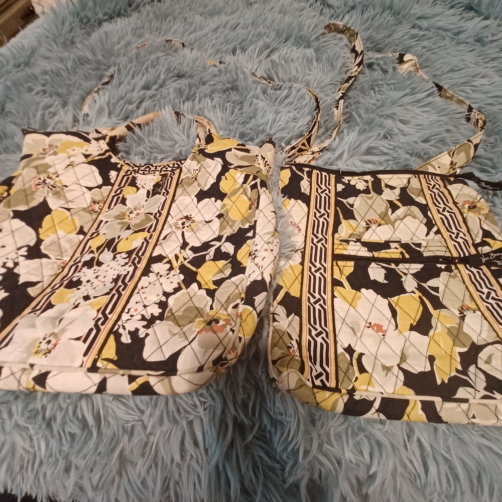 Vera Bradley tote and crossbody.  Excellent  condition.  They do match!